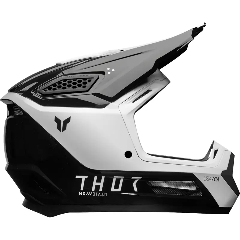 THOR Fleet Helmet - Storm - Black/White - Large 0110-8913
