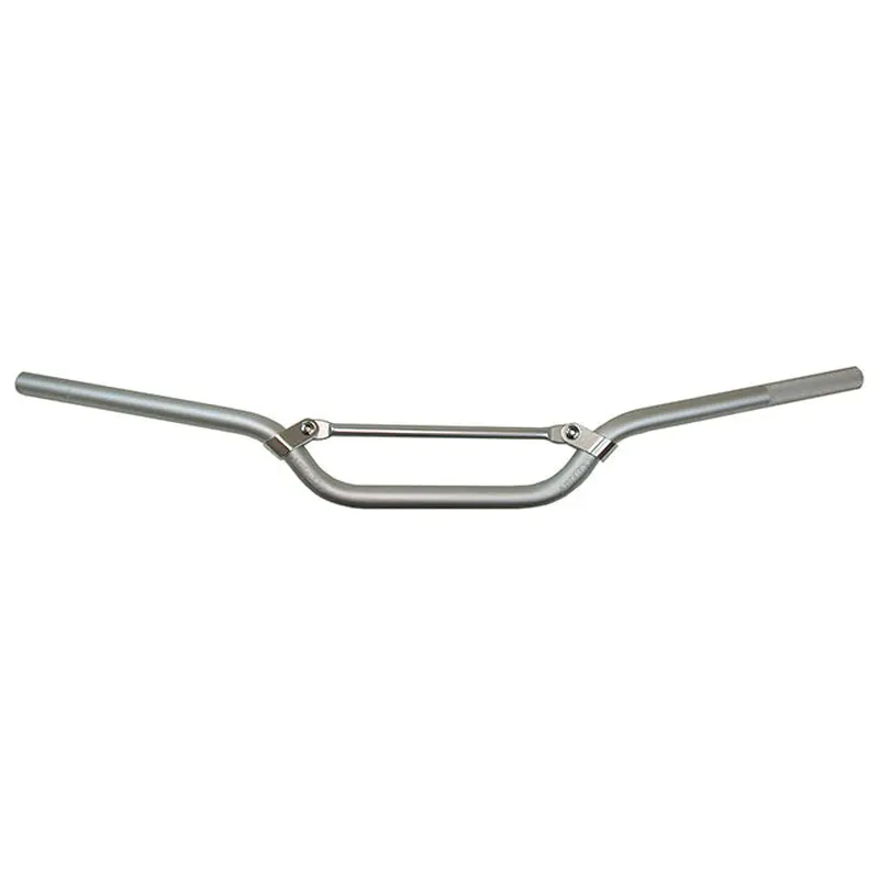 22.2mm Alloy Handlebars KX High AL6061 Silver Artax (SH07S)