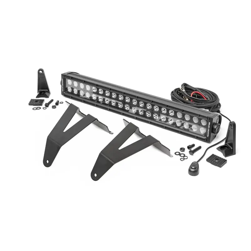 LED Light Kit | Bumper Mount | 20" Black Dual Row | Ram 1500 2WD/4WD (19-24) | 70779