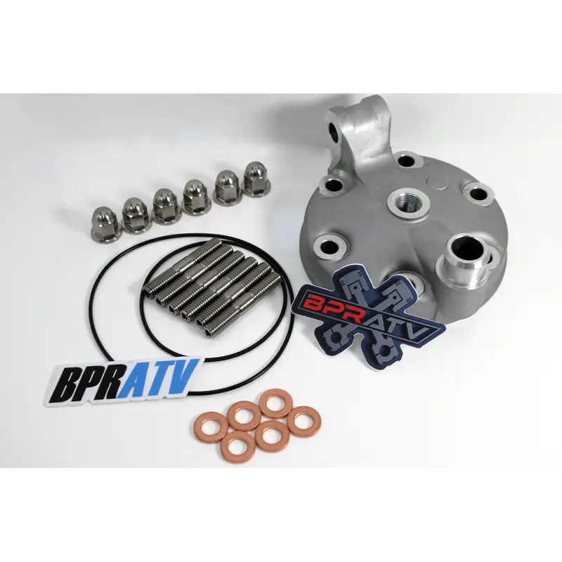 99+ Yamaha YZ250 YZ 250 Stock Bore 66.40mm Replacement Cylinder Head Ti Stud Kit