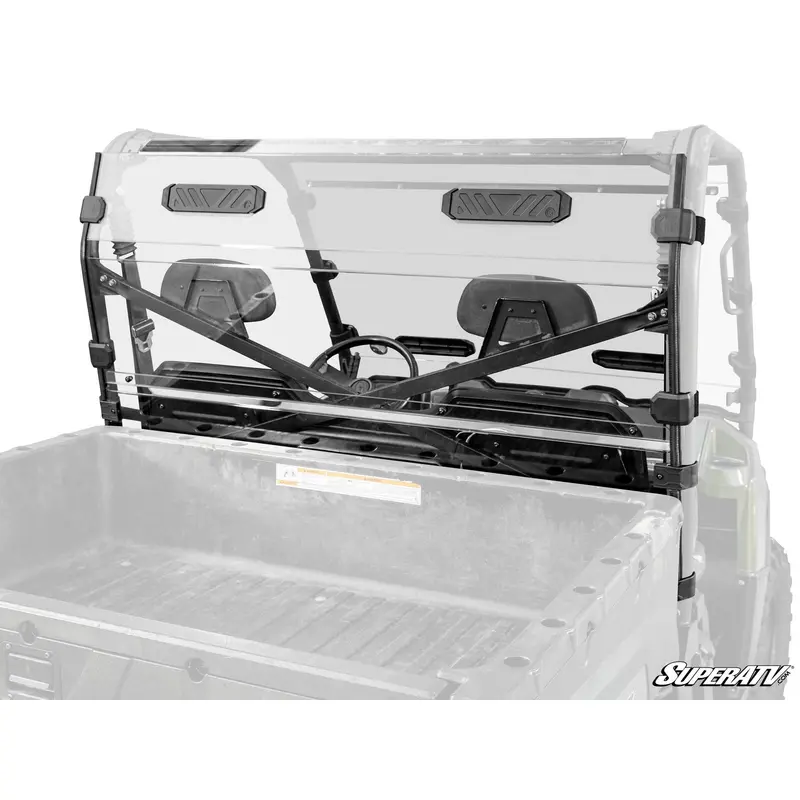 SuperATV Polaris Ranger Full-Size 500 Vented Full Rear Windshield