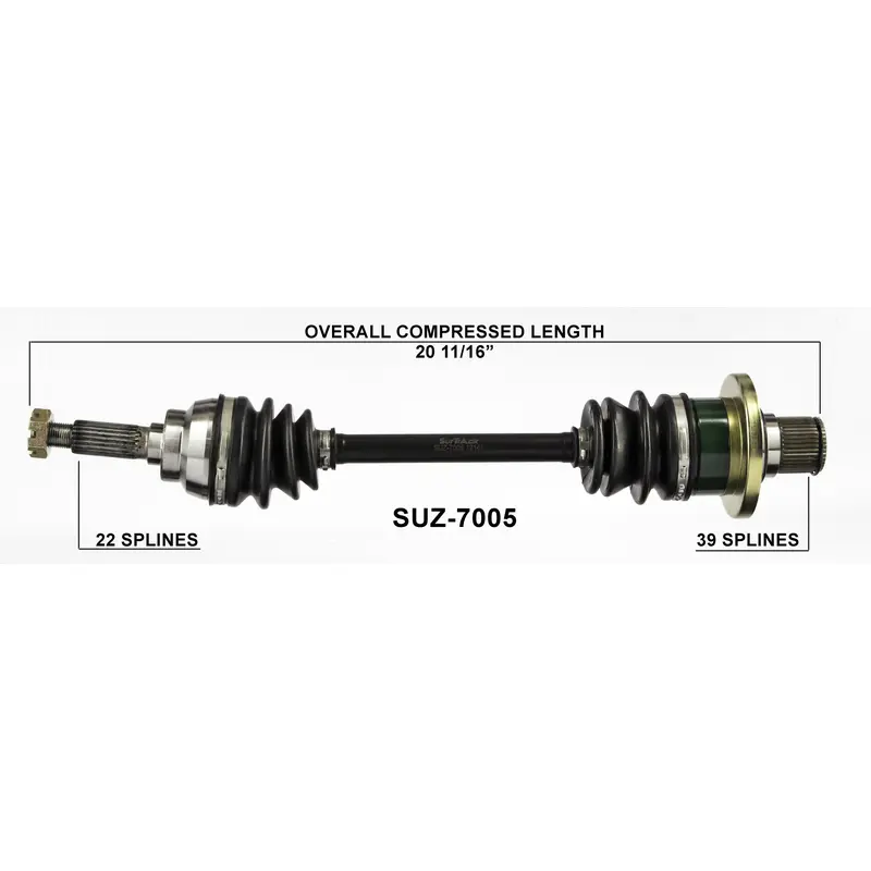 2005 Suzuki KingQuad 700 rear right left CV axle shaft TrakMotive SUZ-7005