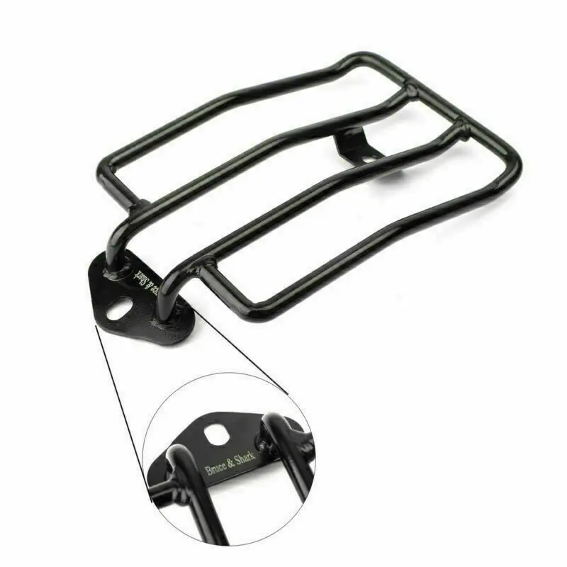 2004-2015 Harley 1200 Solo XL883 Rack Sportster Luggage SPLL Seat Black