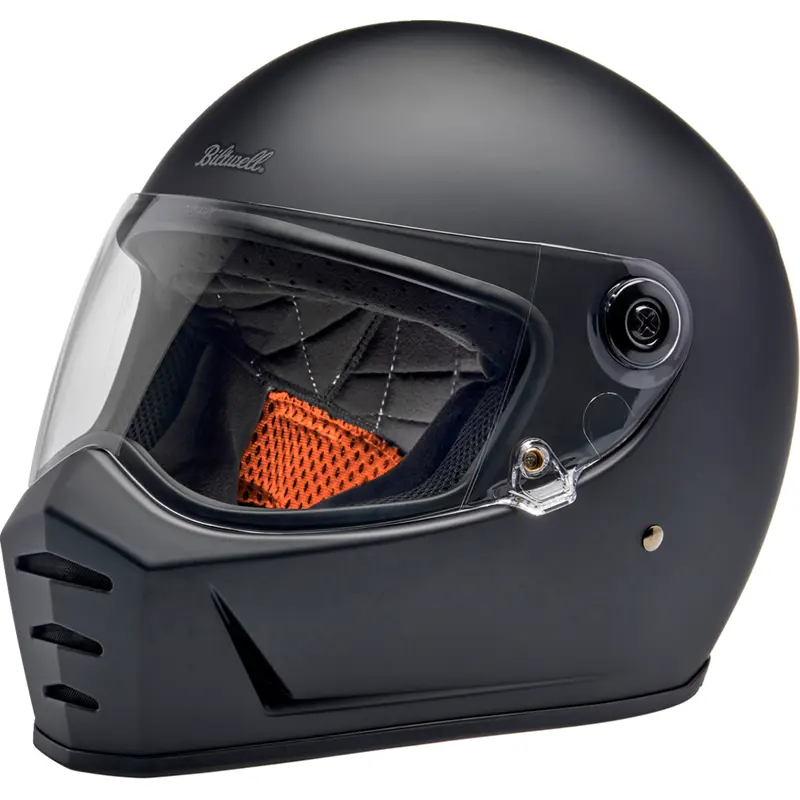 BILTWELL Lane Splitter Helmet - Flat Black - 2XL 1004-201-506