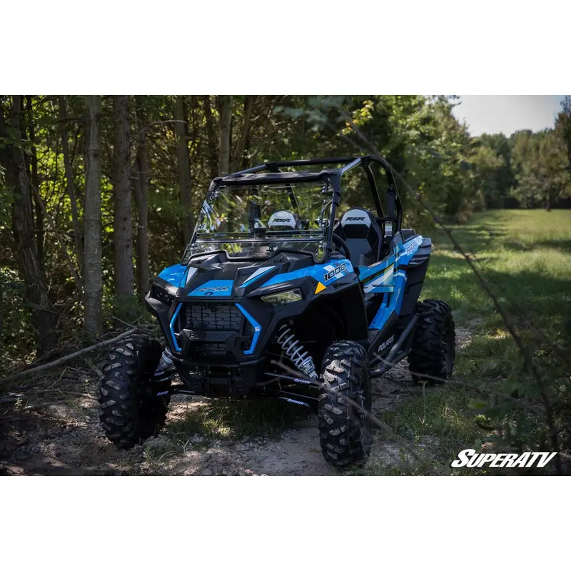 Polaris RZR XP 1000 Scratch Resistant Flip Windshield by SuperATV