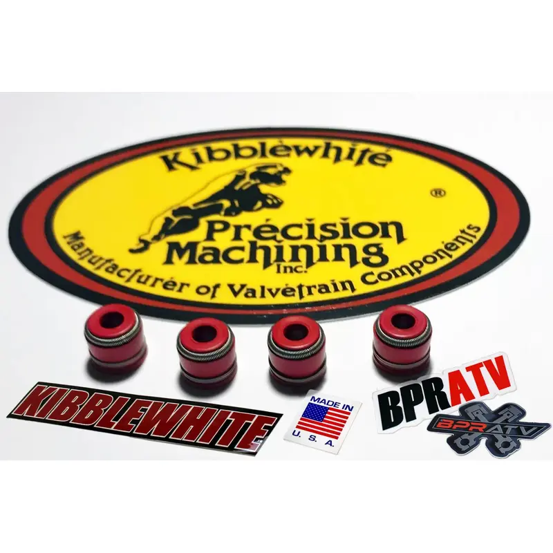 KX250 03-25 RED Viton Valve Seals Set Kibblewhite OEM Replacement 92049-1349 USA