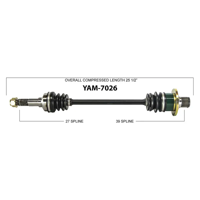2008-2013 Yamaha YXR700F Rhino rear right CV axle shaft TrakMotive YAM-7026