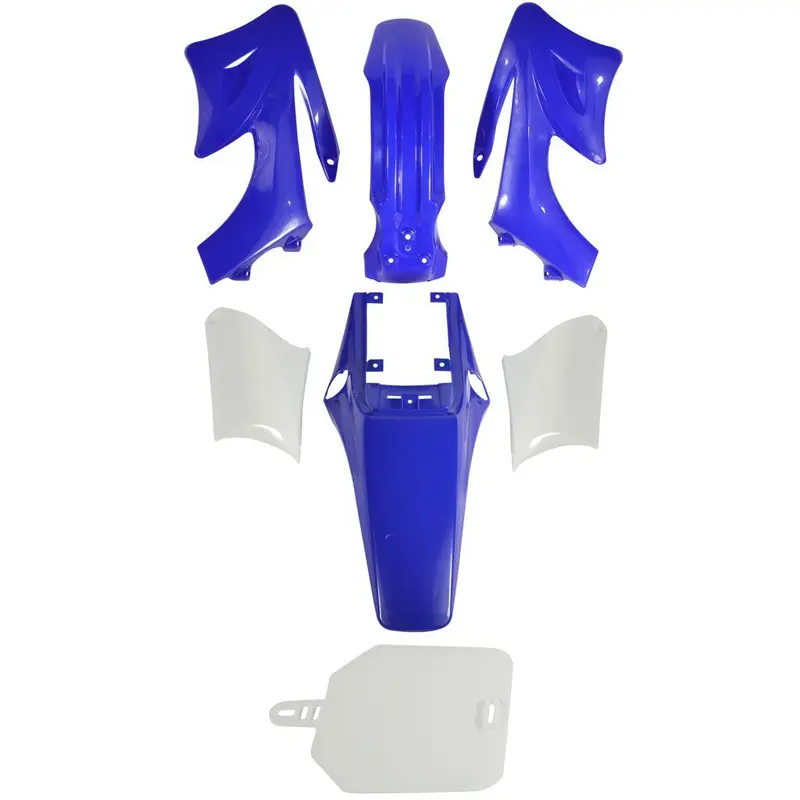 Dirt Bike Body Fender Set - 7 piece - Blue - Apollo Orion