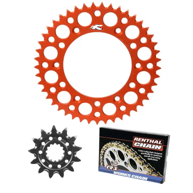 Renthal Ultralight Works Chain & Sprocket Kit KTM 50cc '09-13
