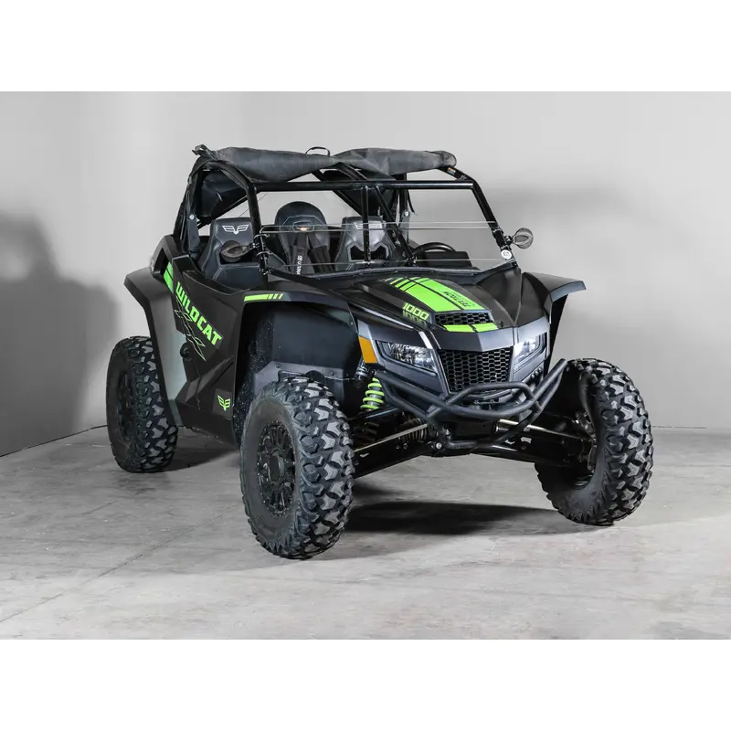 TERRARIDER ARCTIC CAT WILDCAT XX HALF UTV WINDSHIELD - SCRATCH RESISTANT 3/16