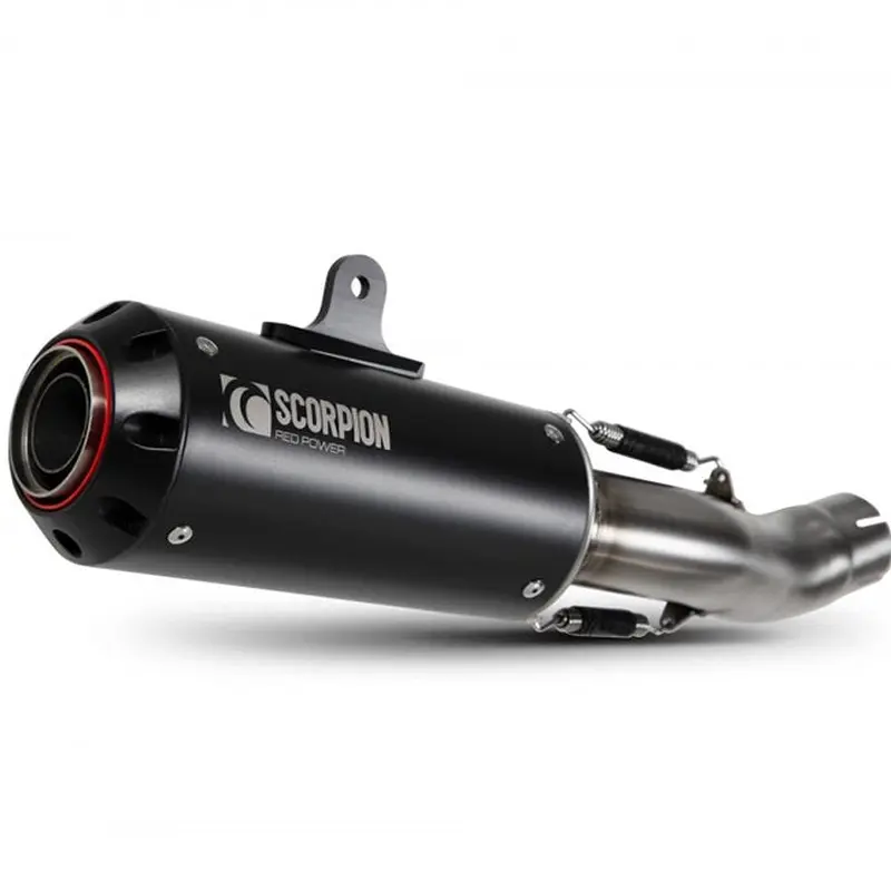 ZX6R 19 on Red Power Slip-on Black Ceramic (PKA129BCER)