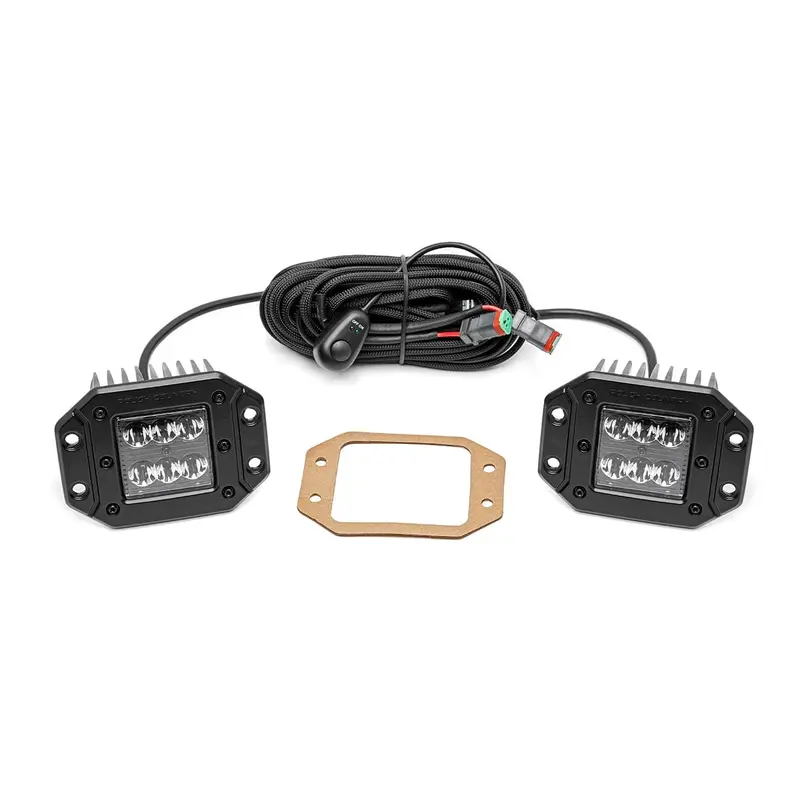 2 Inch Black Series LED Light Pods | Spot | Flush Mount | 70803BL