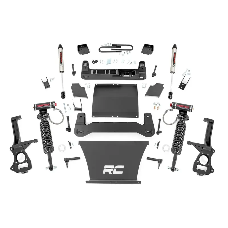 6 Inch Lift Kit | Mono Leaf Rear | Vertex/V2 | Chevy Silverado 1500 (2025) | 21657_A