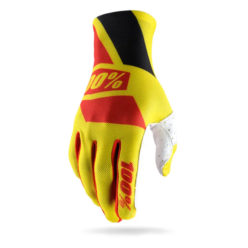 100% CELIUM GLOVE YELLOW/RED X-LGE