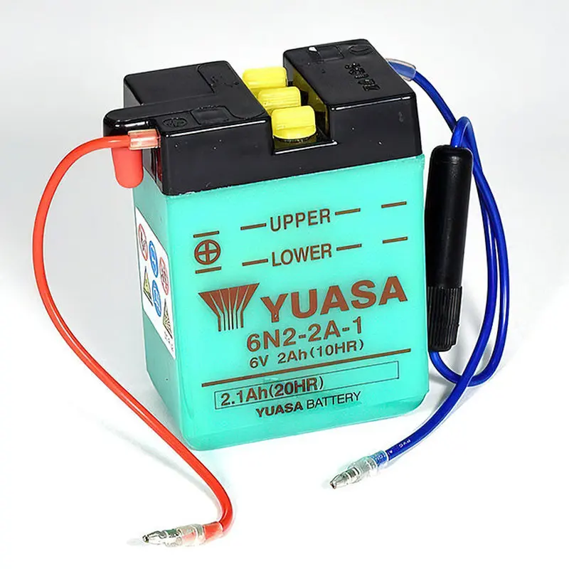 6N2-2A DG Battery with 0.1ltr acid pack Yuasa (6N22APK)