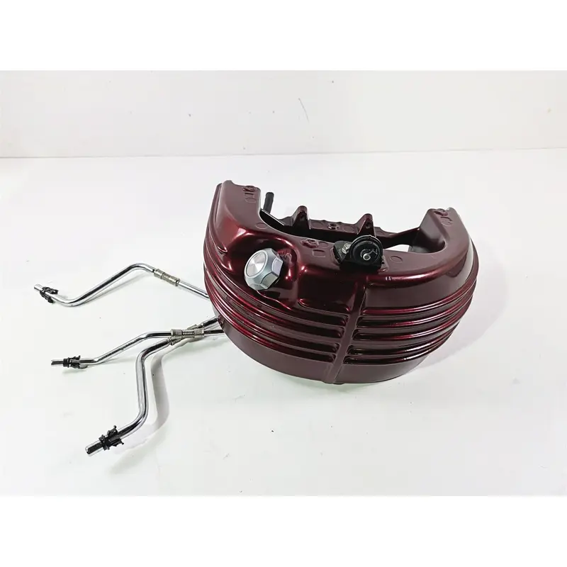 2008 Harley FXCWC Softail Rocker Oil Tank Reservoir Deep Red Pearl 62547-08