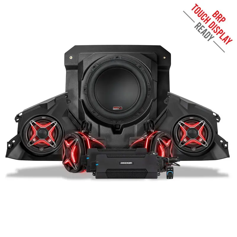 2024-2025 Can-Am Maverick R, Phase-4 V-Spec 1650watt 5-Speaker Stereo System