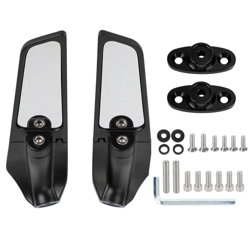 03-11 Honda CBR600F5 Adjustable Wing Fin Rearview Mirrors