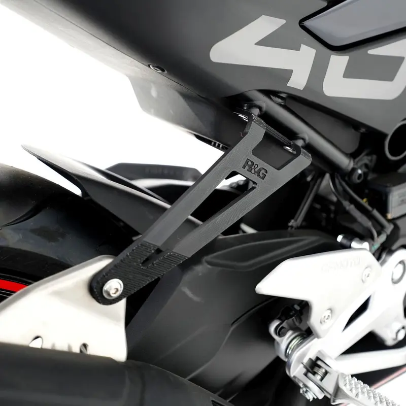 R&G Racing Black Exhaust Hanger For 2023-2024 CF-Moto 450SR
