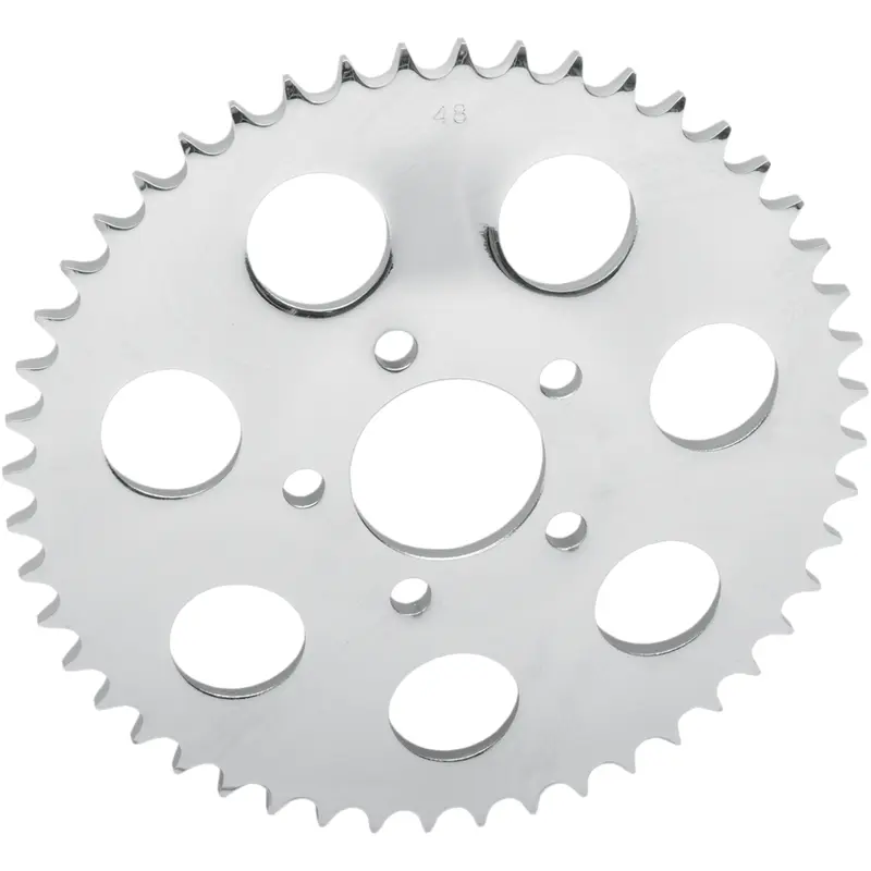 DRAG SPECIALTIES Rear Sprocket - Dished - Chrome - 51 Tooth - Big Twin 16426P