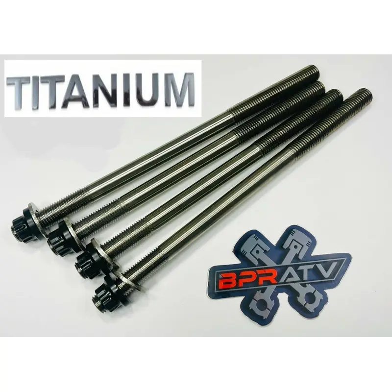 YFZ450R YFZ 450R Ti Head Studs Aftermarket Strongest TITANIUM Head Stud Bolt Kit