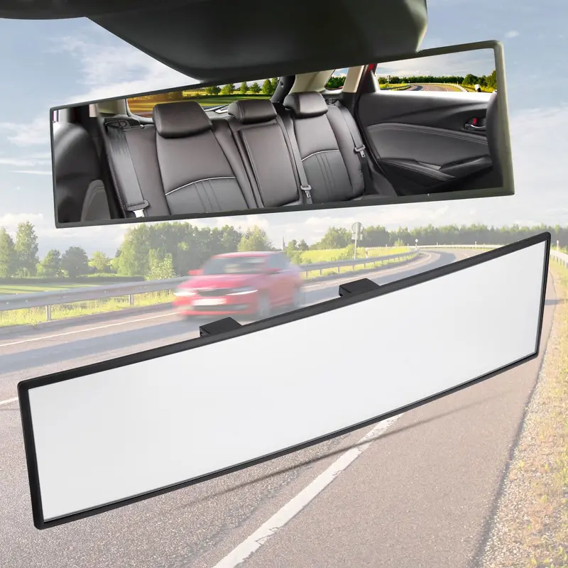 JOYTUTUS Universal Rear View Mirror, 11.81 Inch