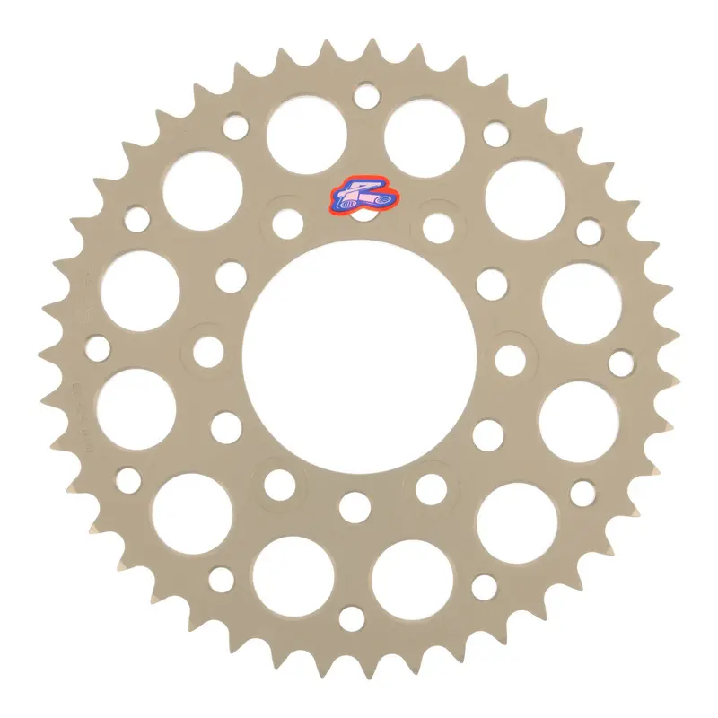 Renthal Sprocket Rear Silver 43T Alloy 7075 T6 Grooved Kawasaki