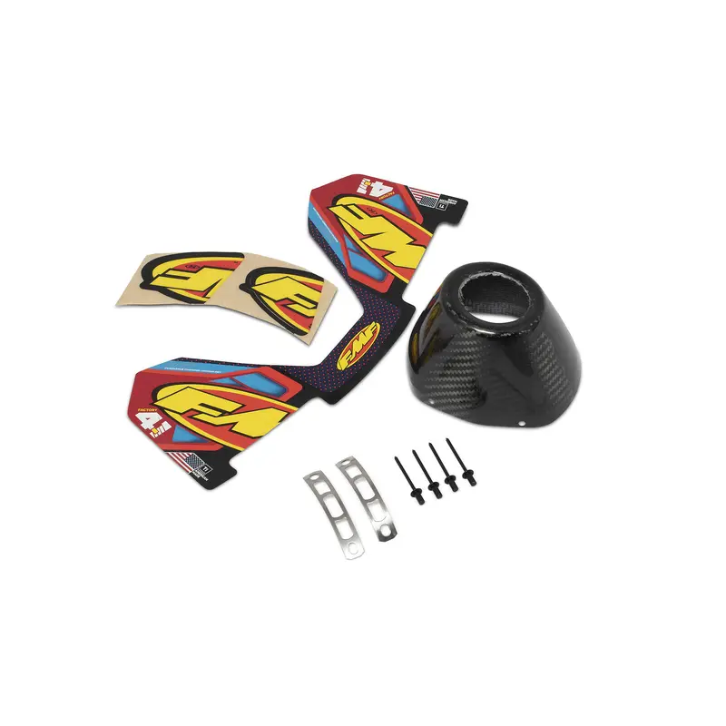 FMF 040643 Factory 4.1 RCT exhaust replacement carbon fiber end cap