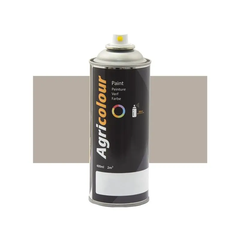 Agricolour - Grey Gloss Paint 400ml Aerosol - Sparex Part No. S.92853