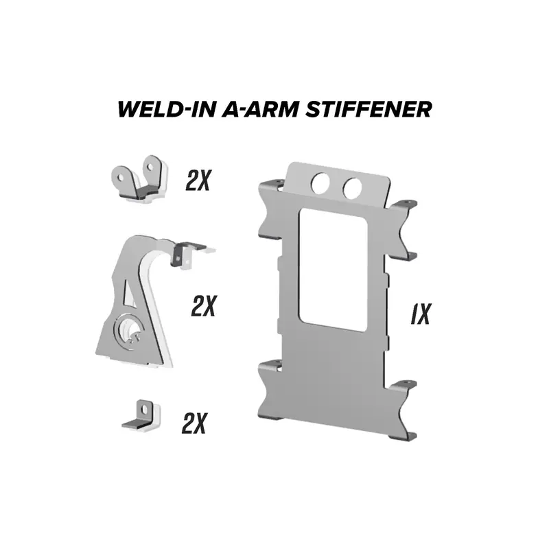 Super ATV POLARIS RZR XP TURBO WELD-IN GUSSET KIT
