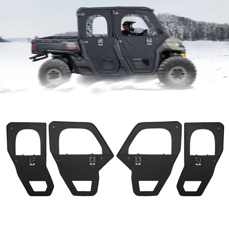 UTV Framed Doors for Can-Am Defender Max HD 7/8/9/10  Full Enclosure Kit, 20222024