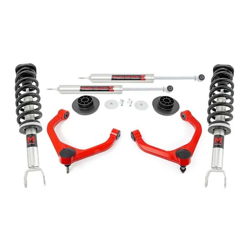 3.5 Inch Lift Kit | M1 Struts/M1 | Ram 1500 2WD/4WD (2019-2025) | 31440RED