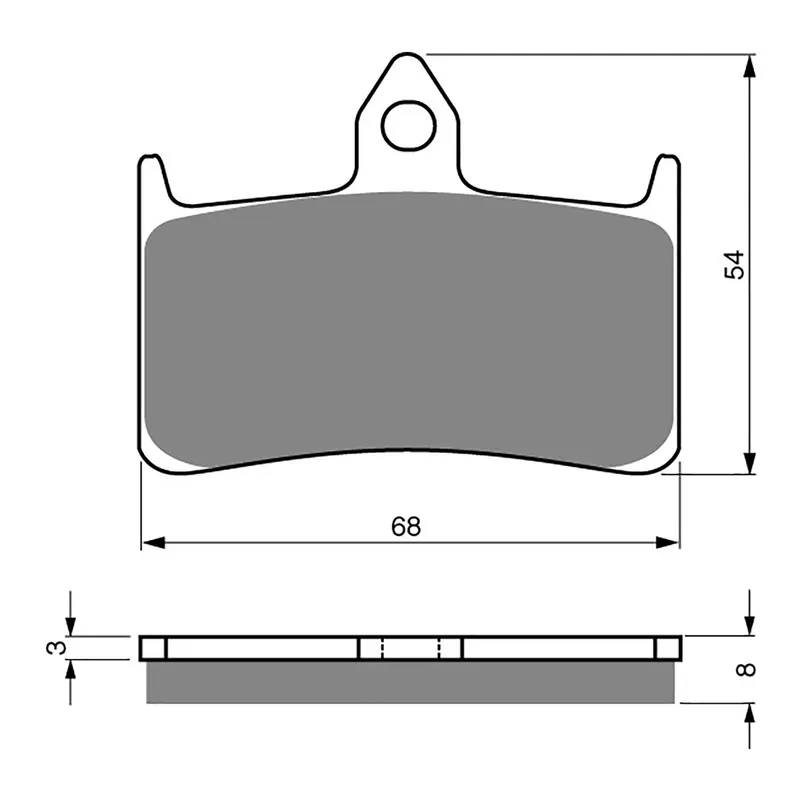 BRAKE PADS GOLDFREN SINTERED SPORTS GF069 - S3 ( PH62 )