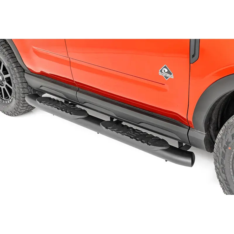 Oval Nerf Steps | Black | Ford Bronco Sport 4WD (2021-2025) | 21006