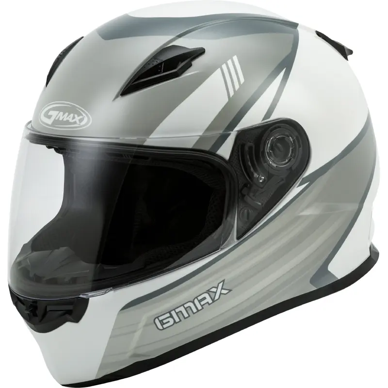 GMAX FF-49 FULL-FACE DEFLECT HELMET WHITE/GREY SM G1494464
