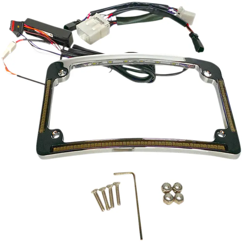 Custom Dynamics All in One License Plate Frame - Chrome TF05-HD-C
