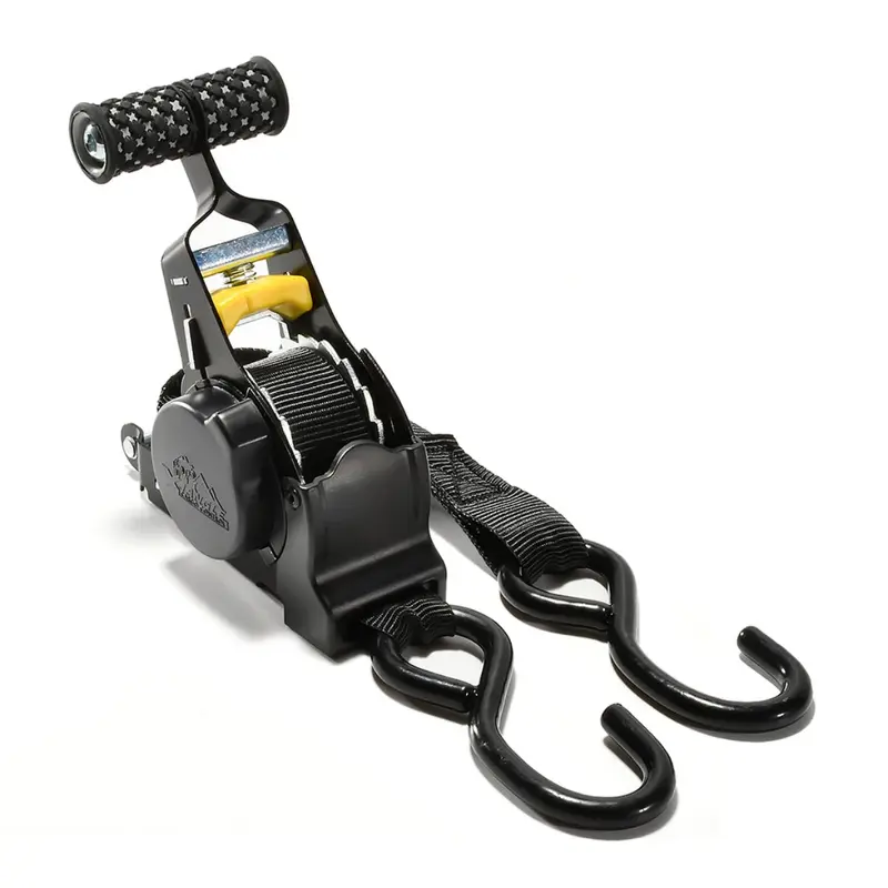 (2)Retractable Ratchet Straps