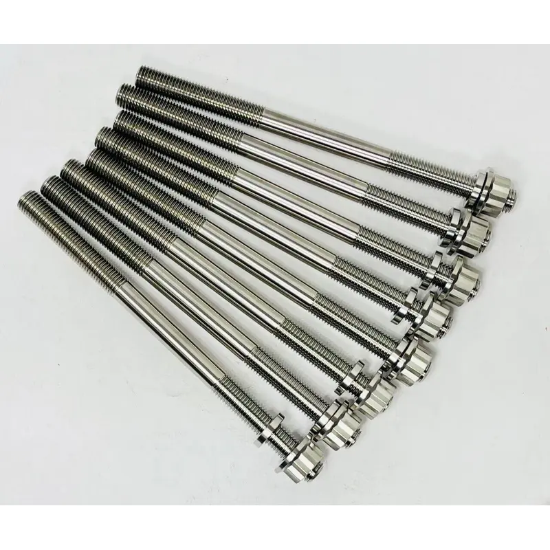 Commander Maverick 1000 Ti Head Studs Titanium Cylinder Stud Bolt Upgrade Kit