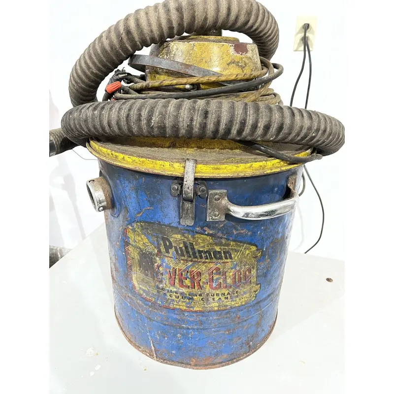 Vintage Pullman Industrial Furnace And Boiler Canister Vacuum Model 85 Litho
