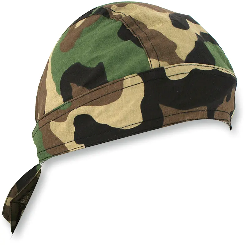 ZAN HEADGEAR Flydanna? Head Wrap - Woodland Camo Z118C