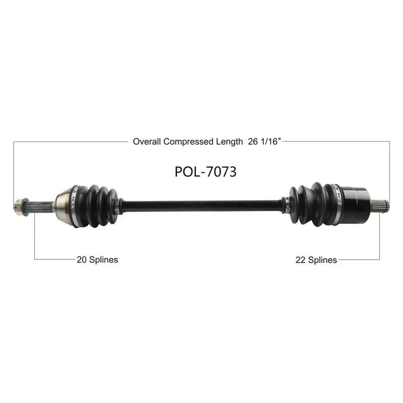 2016 Polaris Ranger 570 / crew CV axle shaft Front Right Left TrakMotive POL-7073