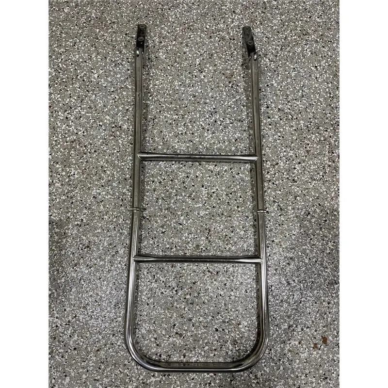 Stainless Steel 3 Step Folding Boat Boarding Ladder Swim Deck Fold Down