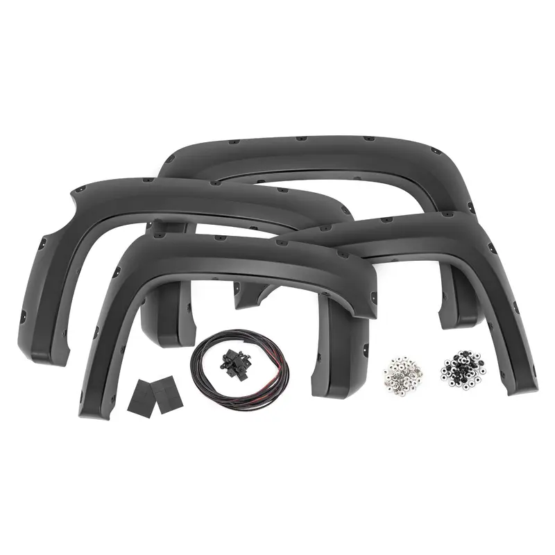 Pocket Fender Flares | 5'9" Bed | GBA Black | Chevy Silverado 1500 (07-13) | F-C11612A-GBA
