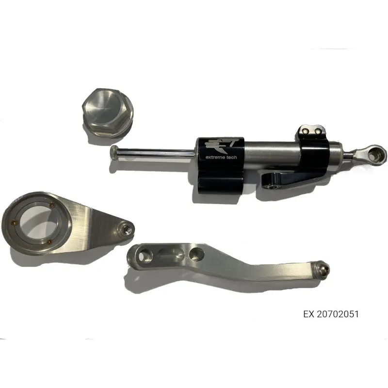 Extreme Tech Steering Dampers + Zaccaria fork clamps