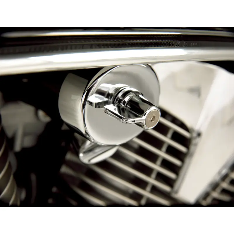SHOW CHROME Fuel Valve Cover - Chrome - Honda 55-301