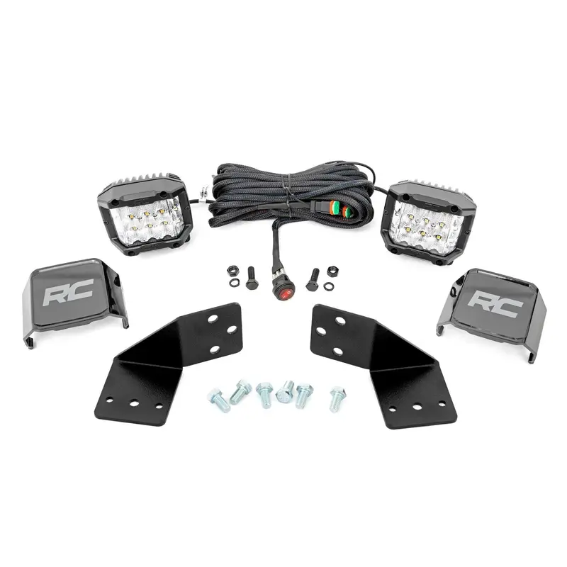 LED Light Kit | Rear Mount | 3" Chrome Pair | Wide Angle | CFMOTO UFORCE 1000 | 96113