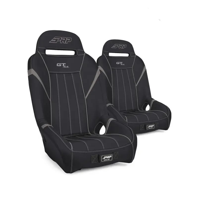 GT/S.E. Suspension Seats Kit for Can-Am Maverick X3 (Pair), Black & Gray