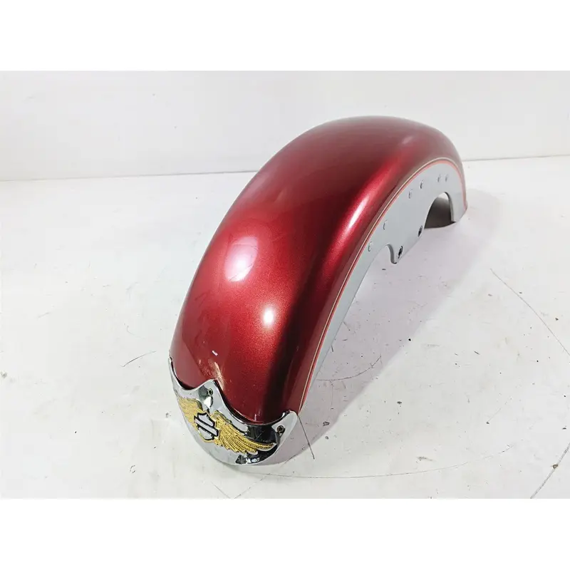 2004 Harley Softail FLSTF Fat Boy Front Fender Sierra Red - Bent 59139-00A