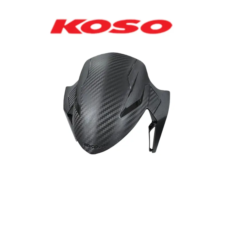 Yamaha Zuma 125 Koso Carbon Front Fender.  TANK 200 EFI / MAXUMA/ CARBON ARMOR / SUPERMATCH