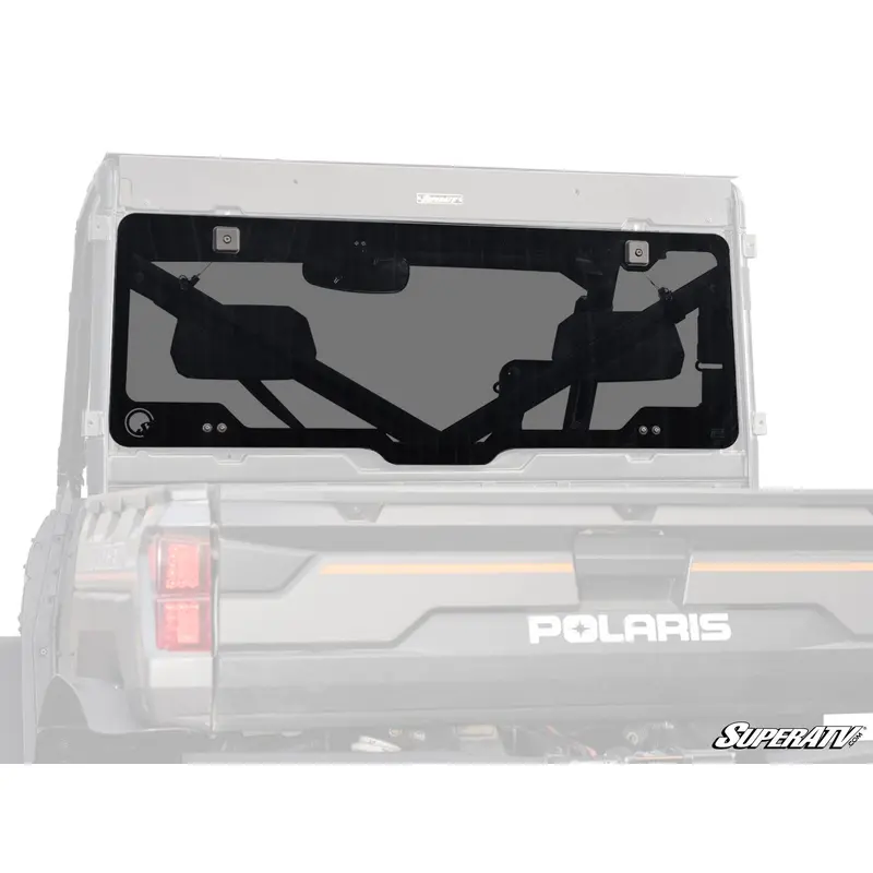 SuperATV Polaris Ranger XP 570 Rear Glass Windshield